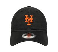 New Era MLB 9TWENTY Washed Cap Script New York Mets Black