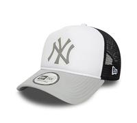 New Era MLB A-Frame Trucker Cap New York Yankees White/Grey
