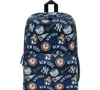 New Era ERA York Yankees MLB All Over Print Multi Compartment Rucksack blau für Damen und Herren Uni, Blau und Mehrfarbig
