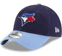 New Era MLB Core Classic 9TWENTY zweifarbige verstellbare Mütze, Einheitsgröße, Toronto Blue Jays, Einheitsgre