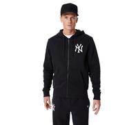 New Era MLB ESSENTIALS FZ HOODY NEYYAN Herren Sweatshirt, schwarz, größe L