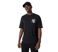 New Era MLB Essentls LC Os Tee Neyyan Blkwhi T-Shirt für Herren (1 Stück)