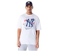 New Era MLB Food Graphic New York Yankees Short Sleeve T-Shirt L