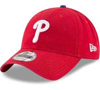New Era MLB Khaki Core Classic 9TWENTY verstellbare Mütze, Einheitsgröße, Philadelphia Phillies Red, Einheitsgre