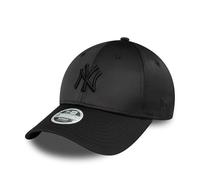 New Era MLB Kopfbedeckung New York Yankees Cap Mütze Mädchen Frau Satin Sommer Tonal Vereinslogo schwarz - One-Size
