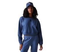 New Era LA DODGERS MLB MIDI LEAGUE ESSENTIAL CROPPED SWEATER Damen Sweatshirt, blau, größe XL