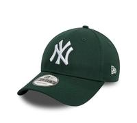 New Era League Essential 9FORTY Kappe dunkelgrün weiß