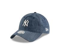 New Era MLB New York Yankees Cap Kappe Mütze Denim Frau Mädchen blau verstellbar unstrukturierte Krone - One-Size