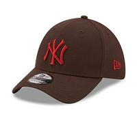 New Era - MLB New York Yankees League Essential 39Thirty Stretch Cap Farbe Braun, Größe M-L