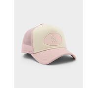 New Era MLB New York Yankees Oval Trucker Cap - Damen, Cremefarben - One Size