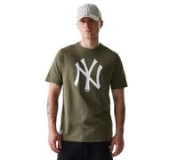 New Era MLB New York Yankees T-Shirt Herren & Damen Mittelgrün Gr. M | Offizielles Lizenzprodukt mit hochwertigem Logo-Print für Fans, optimale Passform, herrlich weiche Baumwolle
