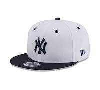 New Era - MLB New York Yankees White Crown Patch 9Fifty Snapback Cap Farbe Weiß, Größe S-M