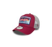 New Era Trucker-Kappe 9FORTY A-Frame MLB Patch Los Angeles Dodgers Rot