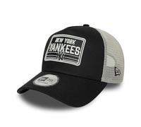 New Era Trucker Cap MLB Patch New York Yankees Schwarz/Beige Herren OSFM