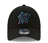 New Era Basecap The League 9Forty Miami Marlins – verstellbar, schwarz, Einheitsgröße