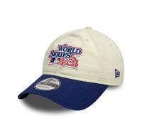 New Era MLB World Series Kappe Los Angeles Dodgers 9Twenty Cap unstrukturierte Krone verstellbar beige blau LA - One-Size