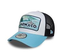 New Era Monaco City Summer Edition A-Frame Trucker Cap Türkis - One-Size