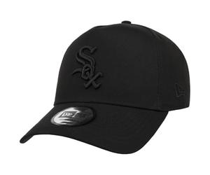 New Era Monochrome White Sox Cap Basecap Baseballcap Curved Brim Chicago Damen/Herren - Snapback, mit Schirm Frühling-Sommer Herbst-Winter Frühjahr Sommer Herbst Winter - One Size schwarz