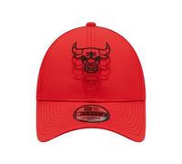 New Era NBA 9FORTY Cap Chicago Bulls Stacked Logo red