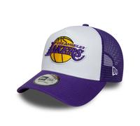 NEW ERA NBA 9FORTY Side Patch Trucker Cap LA Lakers - Lila/Weiß