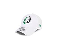 New Era - NBA Boston Celtics Half Half 9Forty Strapback Cap - Weiss Farbe Weiß, Größe One Size