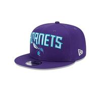 New Era NBA Cap Charlotte Hornets Patch 9Fifty violett, Schwarz