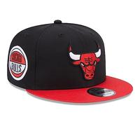 New Era - NBA Chicago Bulls Contrast Side Patch 9Fifty Snapback Cap Farbe Schwarz, Größe M-L