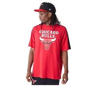 New Era Nba Colour Block Os Chicago Bulls Short Sleeve T-shirt XL