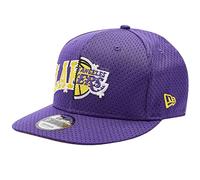 New Era NBA Half Stitch 9FIFTY Los Angeles Lakers Cap 60288549, Mens Cap with a Visor, Purple, S/M EU