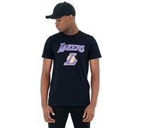 New Era - NBA Los Angeles Lakers Team Logo T-Shirt - Schwarz Farbe Schwarz, Größe S