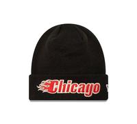 New Era NBA Metallic Chicago Bulls Mütze Beanie Strickmütze, schwarz