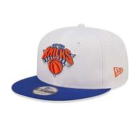 New Era - NBA New York Knicks White Crown Team 9Fifty Snapback Cap Farbe Weiß, Größe M-L