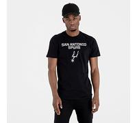 New Era - NBA San Antonio Spurs Team Logo T-Shirt - Schwarz