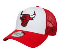 New Era NBA Side Patch Trucker Adjustable Cap Chicago Bulls Weiß Rot, Size:OneSize