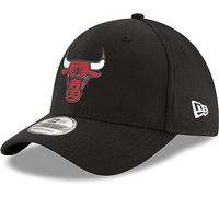 New Era NBA Team Classic 39Thirty Stretch Flex Fit Hat Cap, Chicago Bulls Black, L/XL