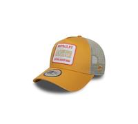 New Era Trucker-Cap A-Frame – Brand-Patch Gold – Herren Gelb OSFM