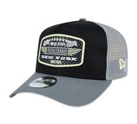 New Era NE Patch Trucker Adjustable Cap Racing New York Schwarz Grau, Size:OneSize