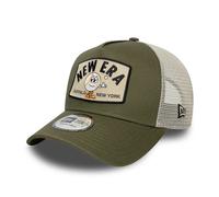 NEW ERA NE SUMMER PATCH TRUCKER Kappe oliv-grün/beige