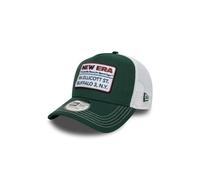 New Era NE Vintage Trucker Adjustable Cap NE Logo Grün Weiß, Size:OneSize