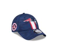 New Era New England Patriots NFL 2024 Sideline Blau Verstellbare 9Forty Stretch Snapback Cap - One-Size