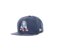 New Era New England Patriots NFL Ocean Blue 9Fifty Original Fit Snapback Cap - One-Size