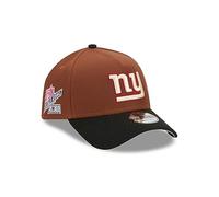 New Era New York Giants NFL Harvest Superbowl XXI Brown Black 9Forty A-Frame Snapback Cap - One-Size