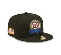 New Era New York Giants NFL Salute to Service 2022 Black 59Fifty Basecap - 7 5/8-61cm (XL)