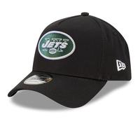 New Era New York Jets NFL Evergreen Schwarz Verstellbare 9Forty A-Frame Cap - One-Size