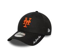 New Era New York Mets MLB Visor Script 9Forty Cap Schwarz - One-Size