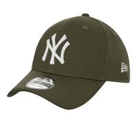 New Era Kappe 39Thirty League Essential New York Yankees Unisex Oliv-Weiß Größe S/M