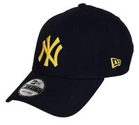 New Era New York Yankees - 9Forty Adjustable Cap - League Essential - Navy/Yellow - One-Size