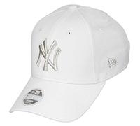 New Era New York Yankees - 9Forty Adjustable Women Cap - Basic Edition - White/Silver - One-Size