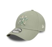 New Era New York Yankees 9Forty Cap verstellbar gebogener Schirm Kappe Camouflage Teamlogo NY grün - One-Size