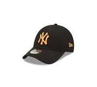 New Era New York Yankees Kindercap Neon Pack Baseball Fanprodukt MLB 9Forty verstellbar schwarz neonorangenes NY-Logo - Child